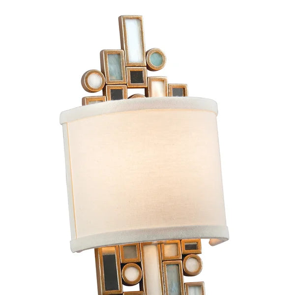 ثريا رايلايت دائرية من 6 طبقات، 7/13/19 ضوءًا، بتصميم صدفي متدرج