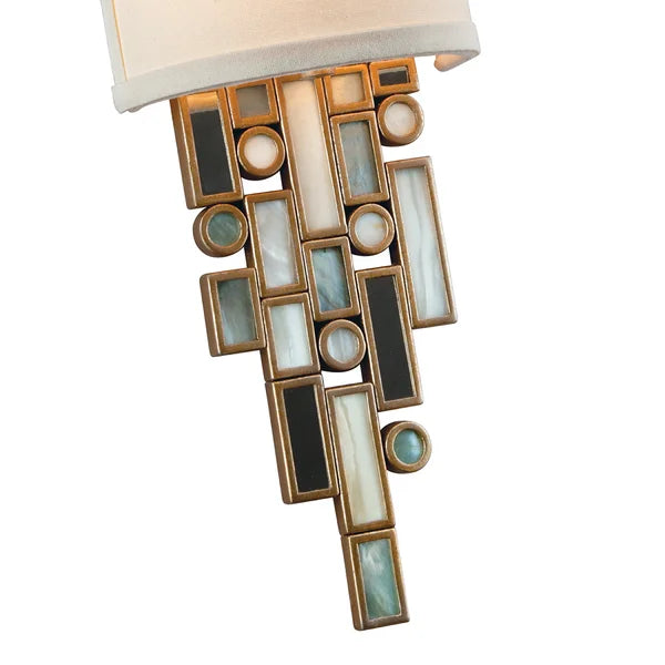 ثريا رايلايت دائرية من 6 طبقات، 7/13/19 ضوءًا، بتصميم صدفي متدرج