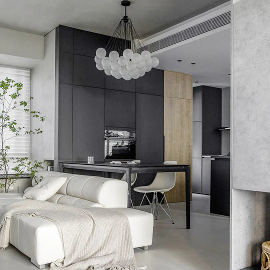 Rylight Cloud Balloons Glass Chandelier