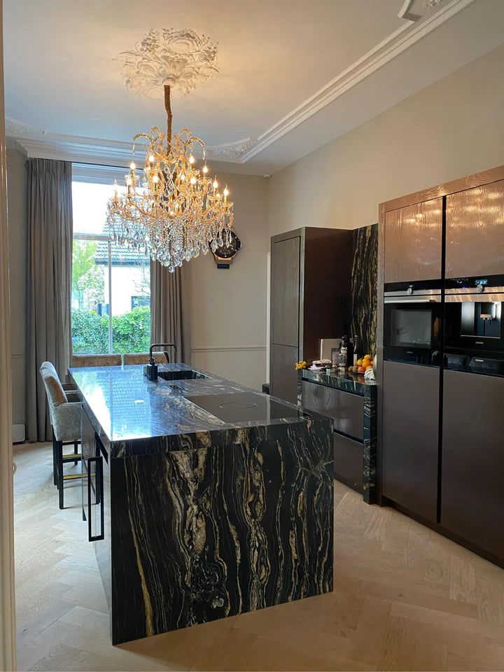 Rylight Classic 5-armed Candle Crystal Chandelier