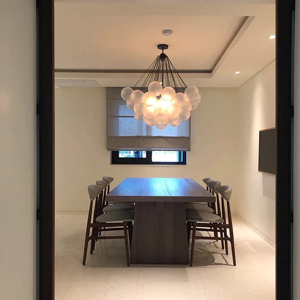 Rylight Cloud Balloons Glass Chandelier