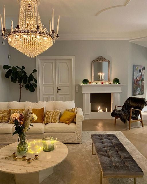 ثريا رايليت إمباير 5/6/8/14 ذراع شمعة كريستال كراون مضادة للنحاس