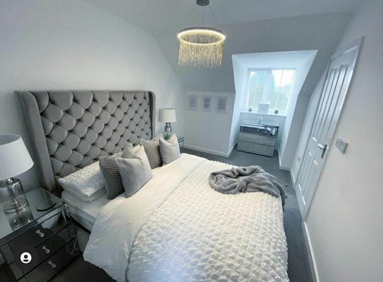 Rylight 1/2-Layer Round Aluminum Tassel Chandelier in Chrome Finish