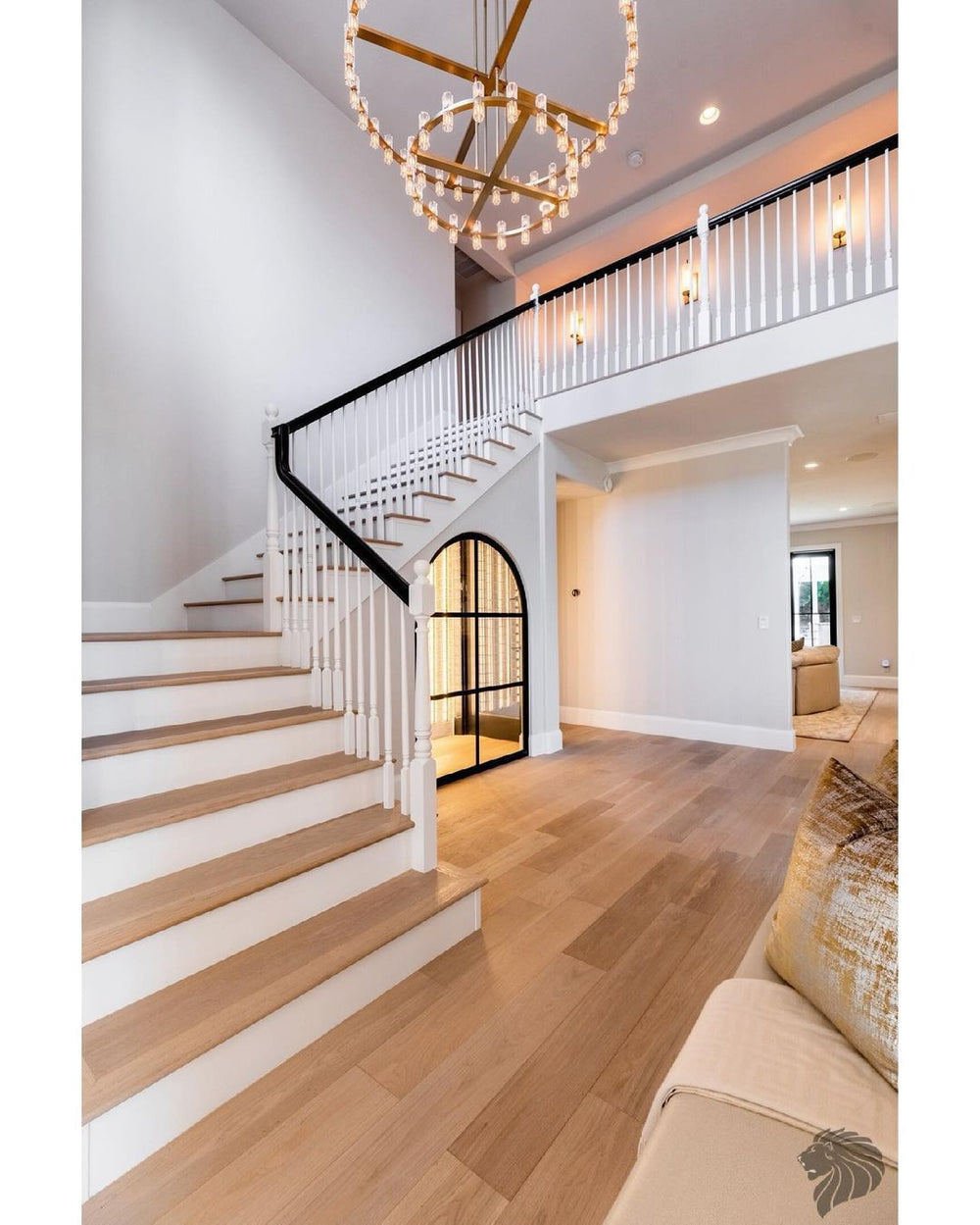 ثريا كريستالية مستديرة من رايلايت 1/2 طبقة