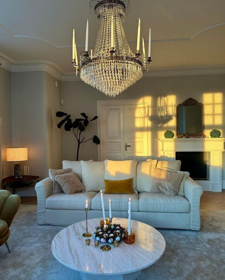 ثريا رايليت إمباير 5/6/8/14 ذراع شمعة كريستال كراون مضادة للنحاس