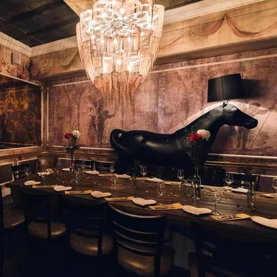 Rylight 13/19-Light Extra Large Creative Multi-tiered Personalized Tassel Chandelier