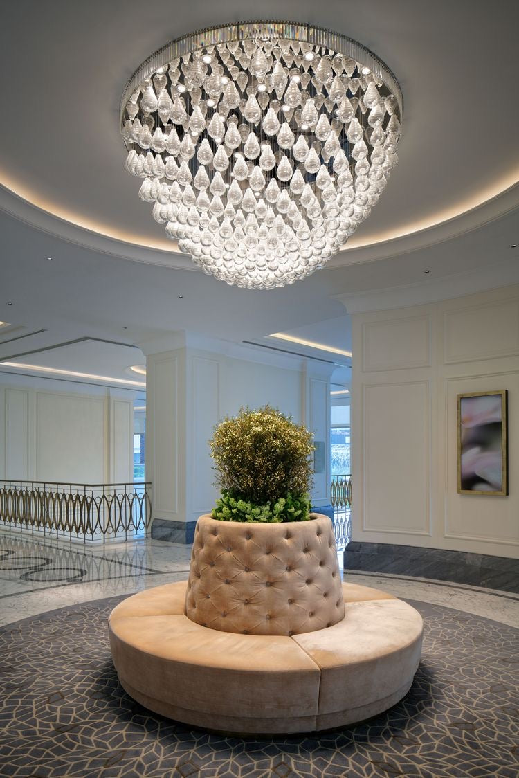 Rylight kristallen regendruppel inbouwkroonluchter