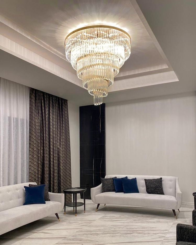 ثريا كريستال رايلايت 4/5/6 طبقات قابلة للتعديل