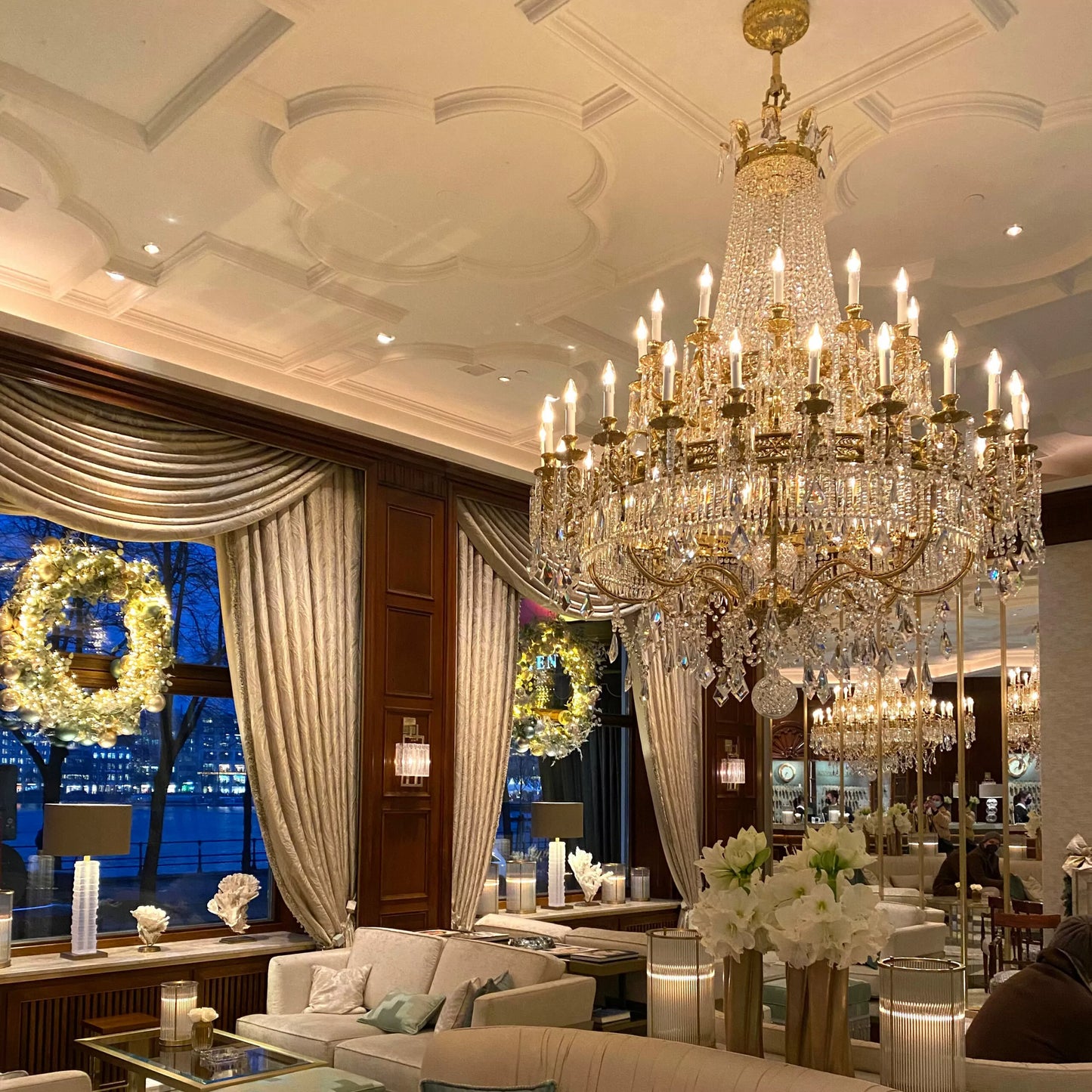 Rylight extra grote klassieke en luxe stijl kristallen kaarskroonluchter