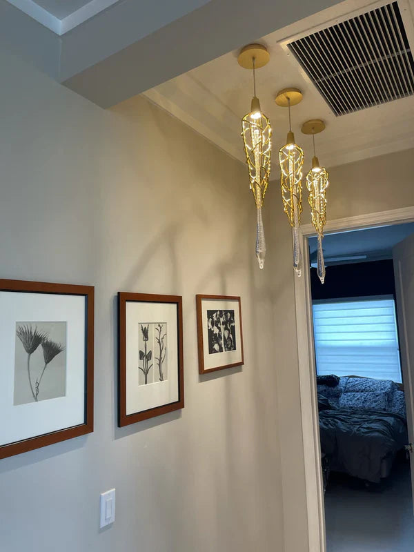 Enkelvoudige vertakte traanvormige hanger