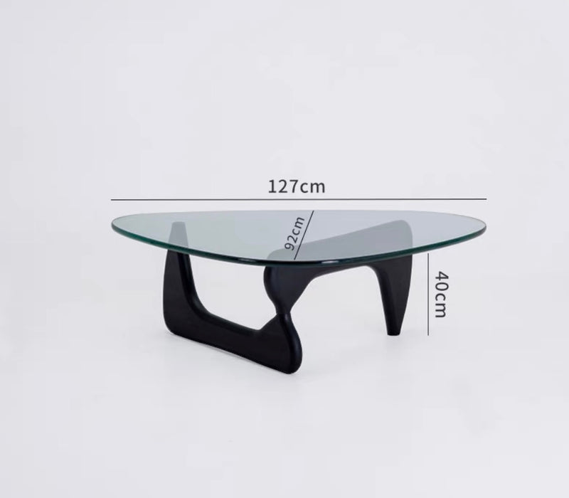 Rylight Triangular Glass Coffee Table