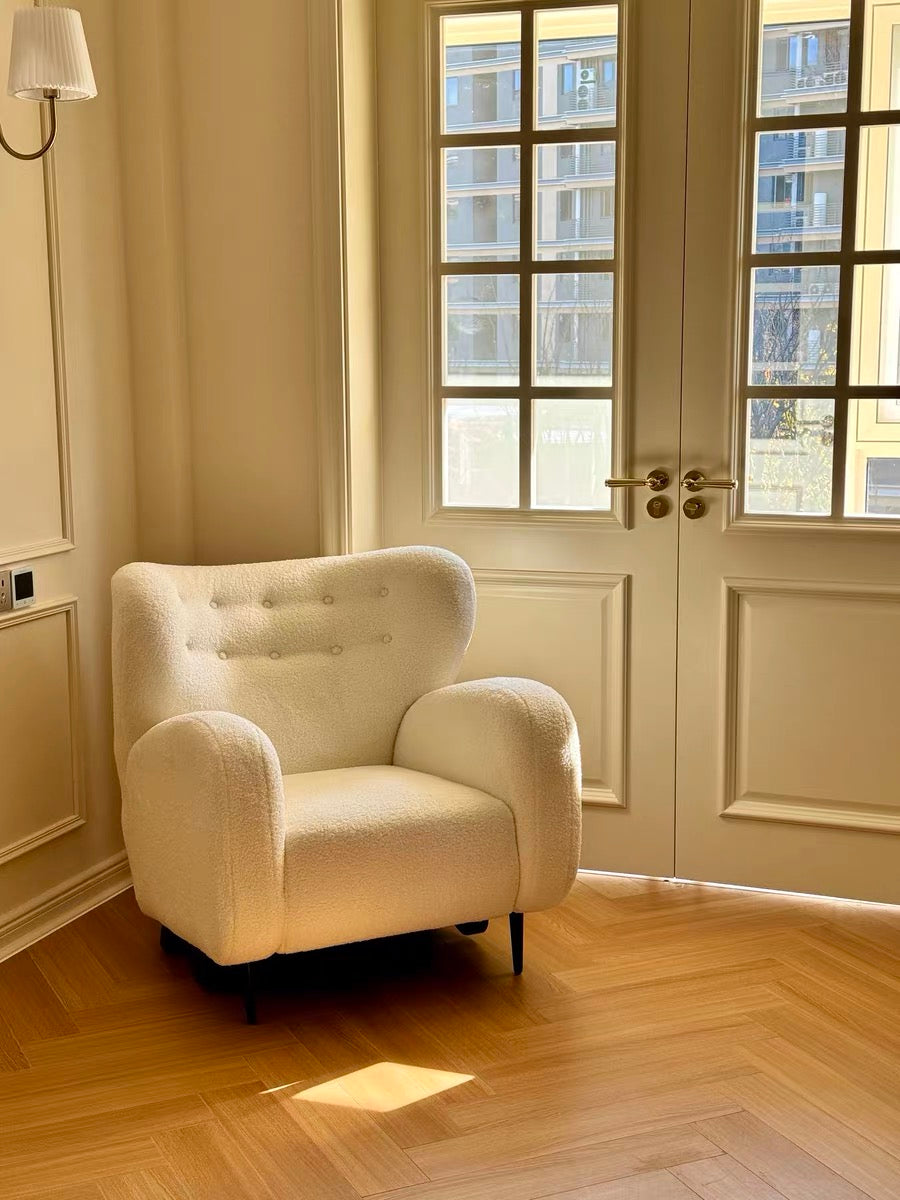 Rylight Fleece Witte Bankstoel