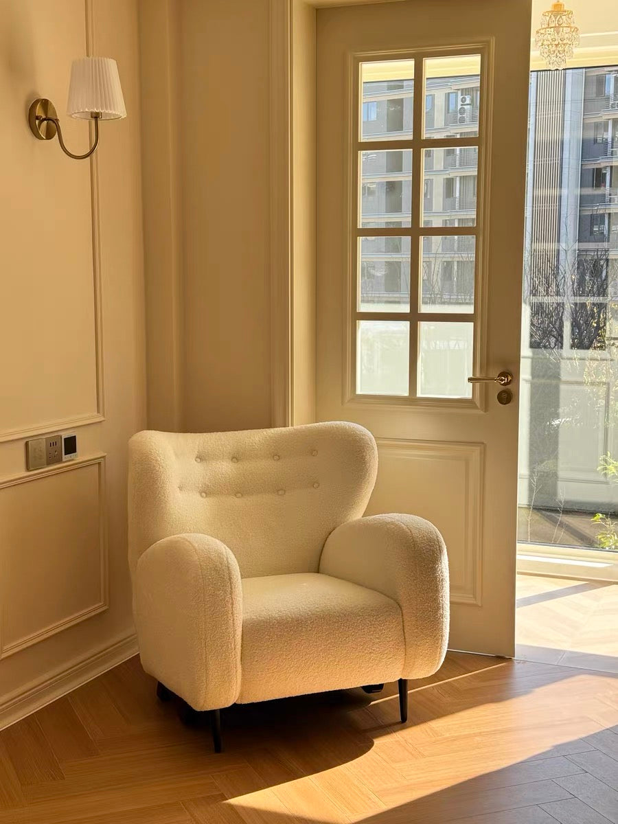 Rylight Fleece Witte Bankstoel