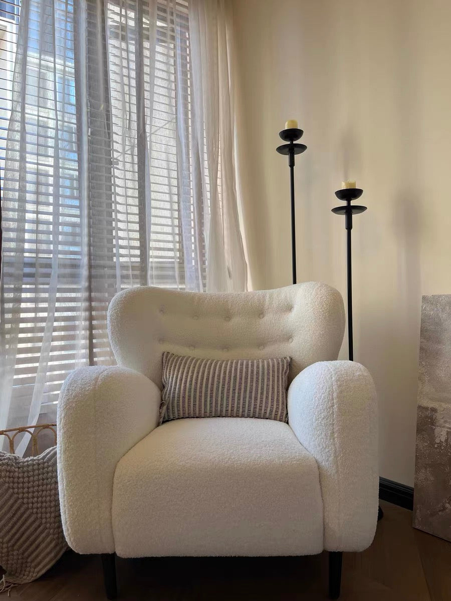 Rylight Fleece Witte Bankstoel