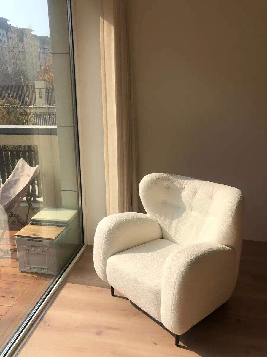 Rylight Fleece Witte Bankstoel