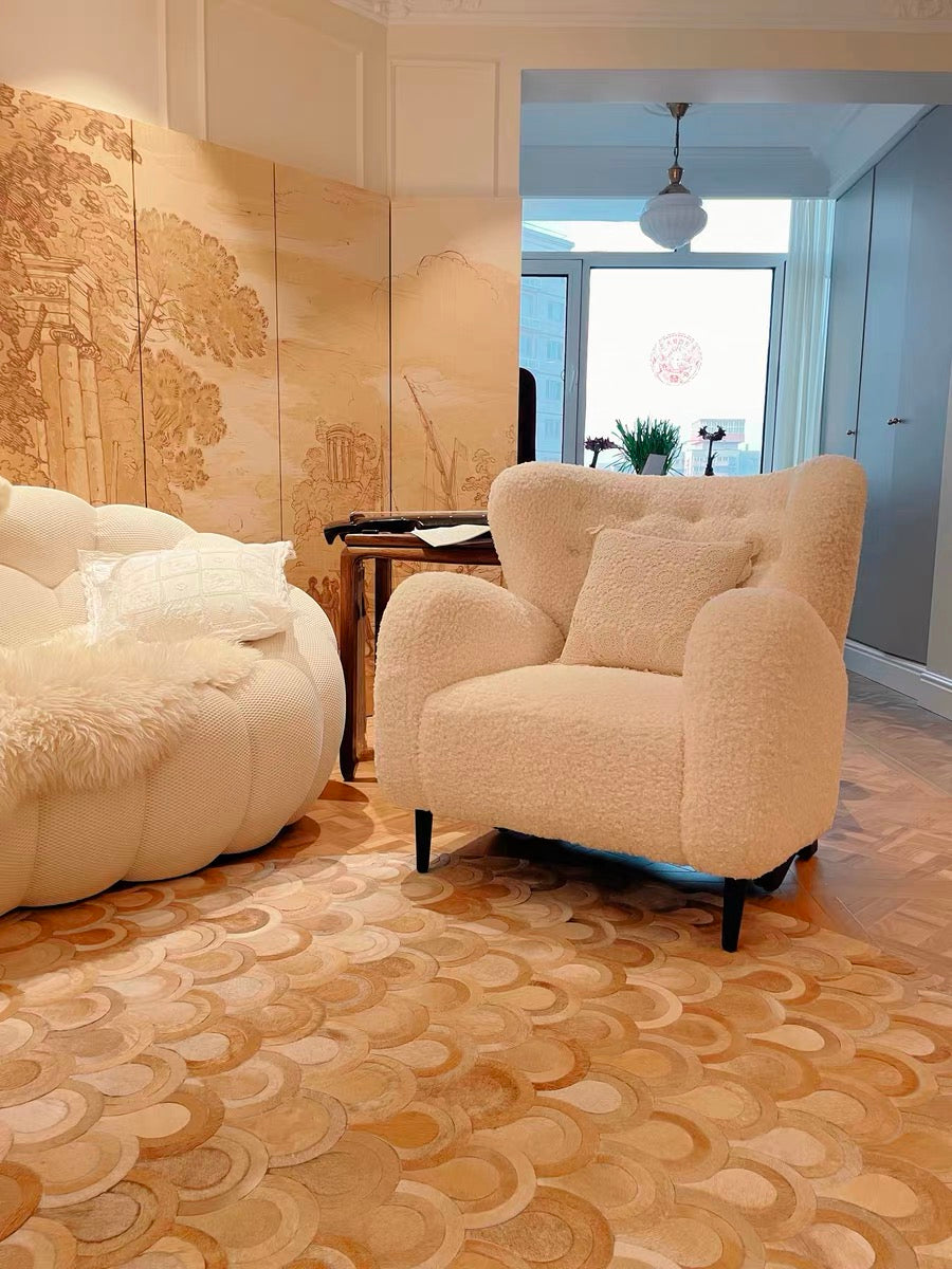 Rylight Fleece Witte Bankstoel