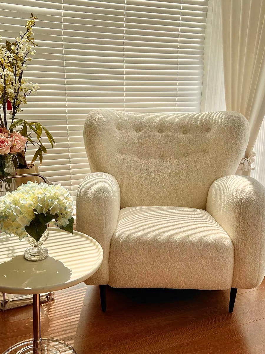 Rylight Fleece Witte Bankstoel