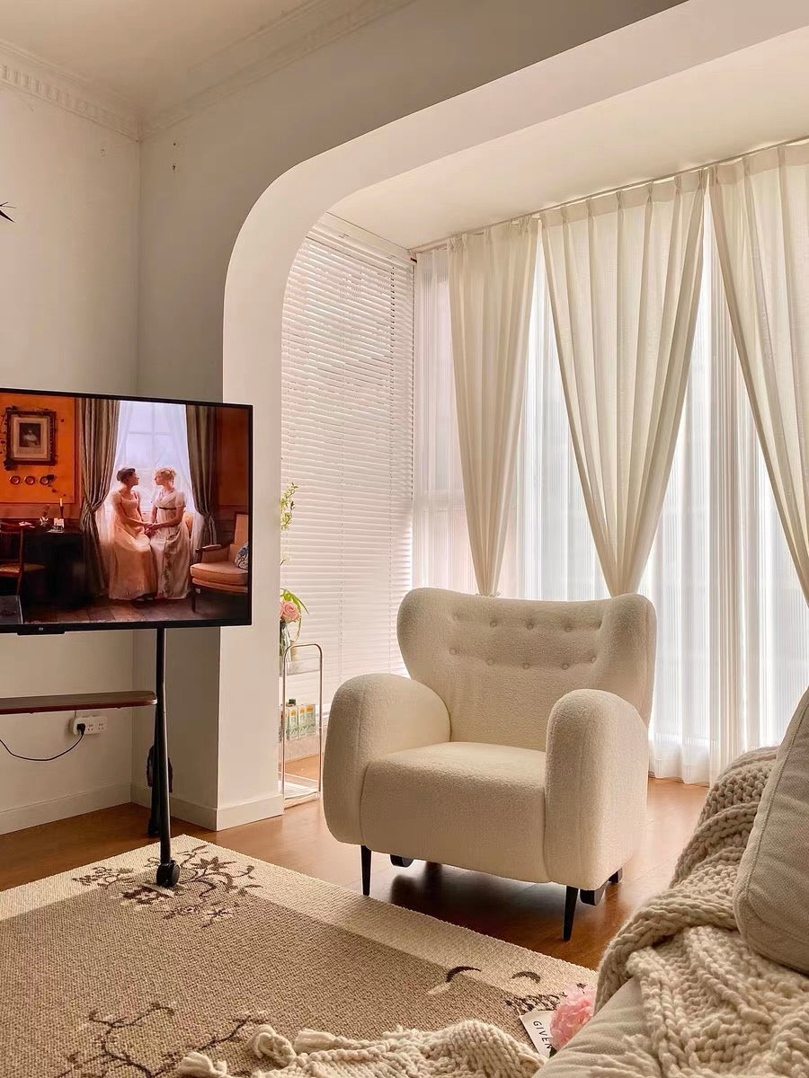 Rylight Fleece Witte Bankstoel