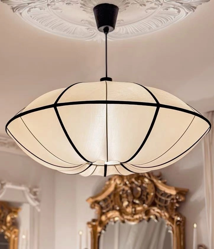 Modern UFO White Lampshade Chandelier