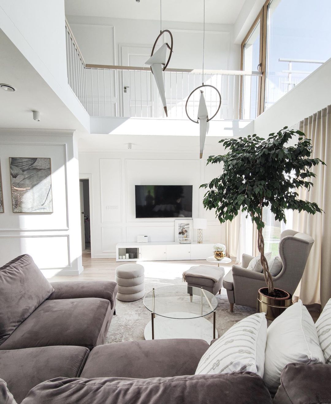 Modern Sitting Birds Pendant Light for Dining/Living Room/Staircase/Foyer