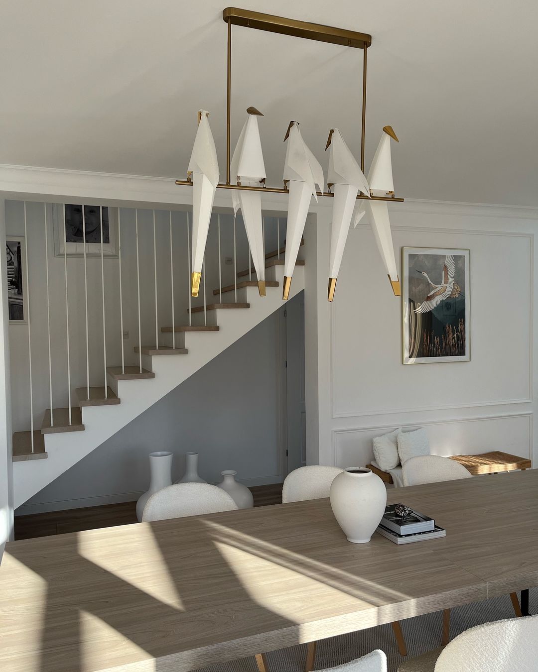 Modern Sitting Birds Pendant Light for Dining/Living Room/Staircase/Foyer