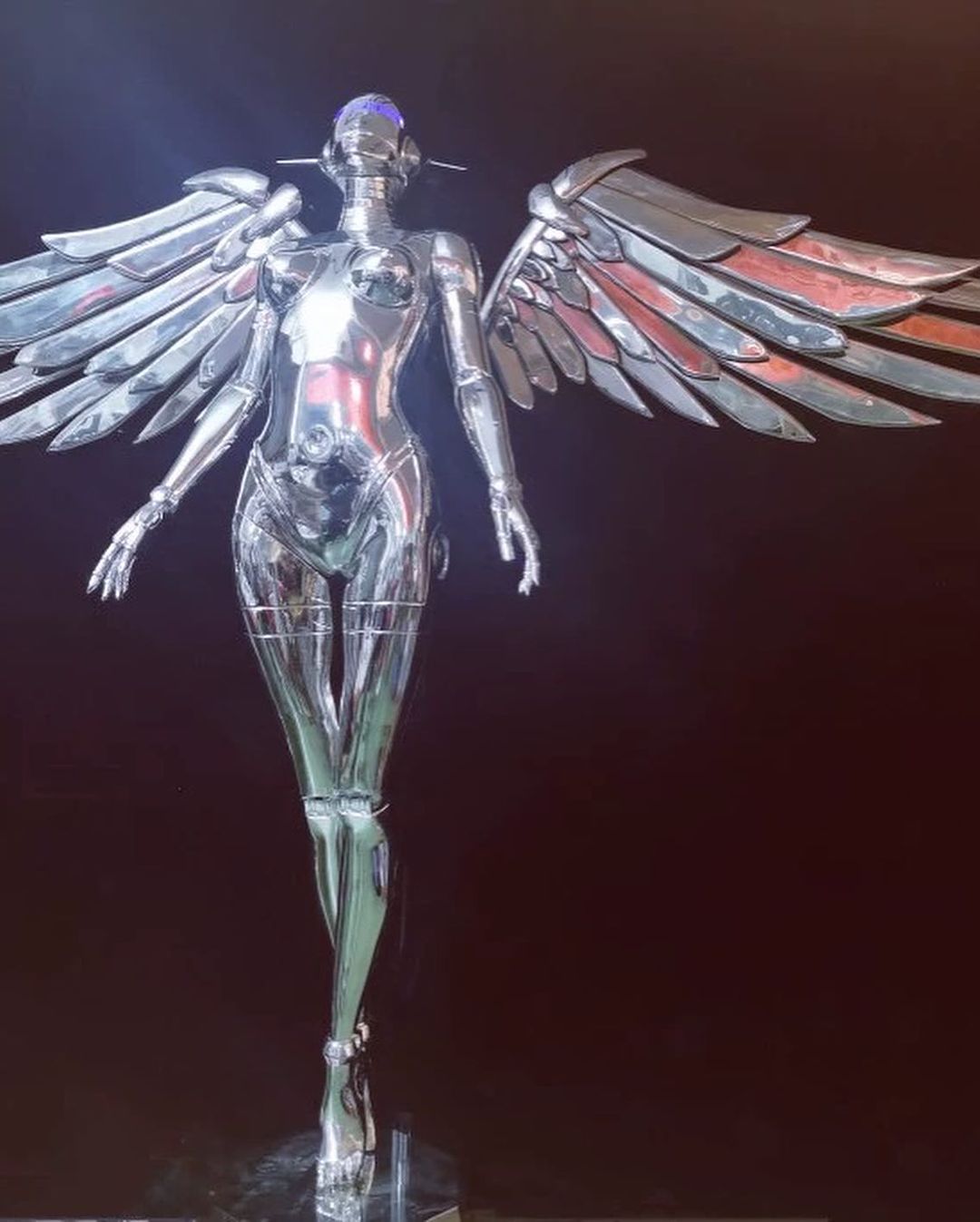 Rylight Art Design Flying Angel-beeld vloerlamp