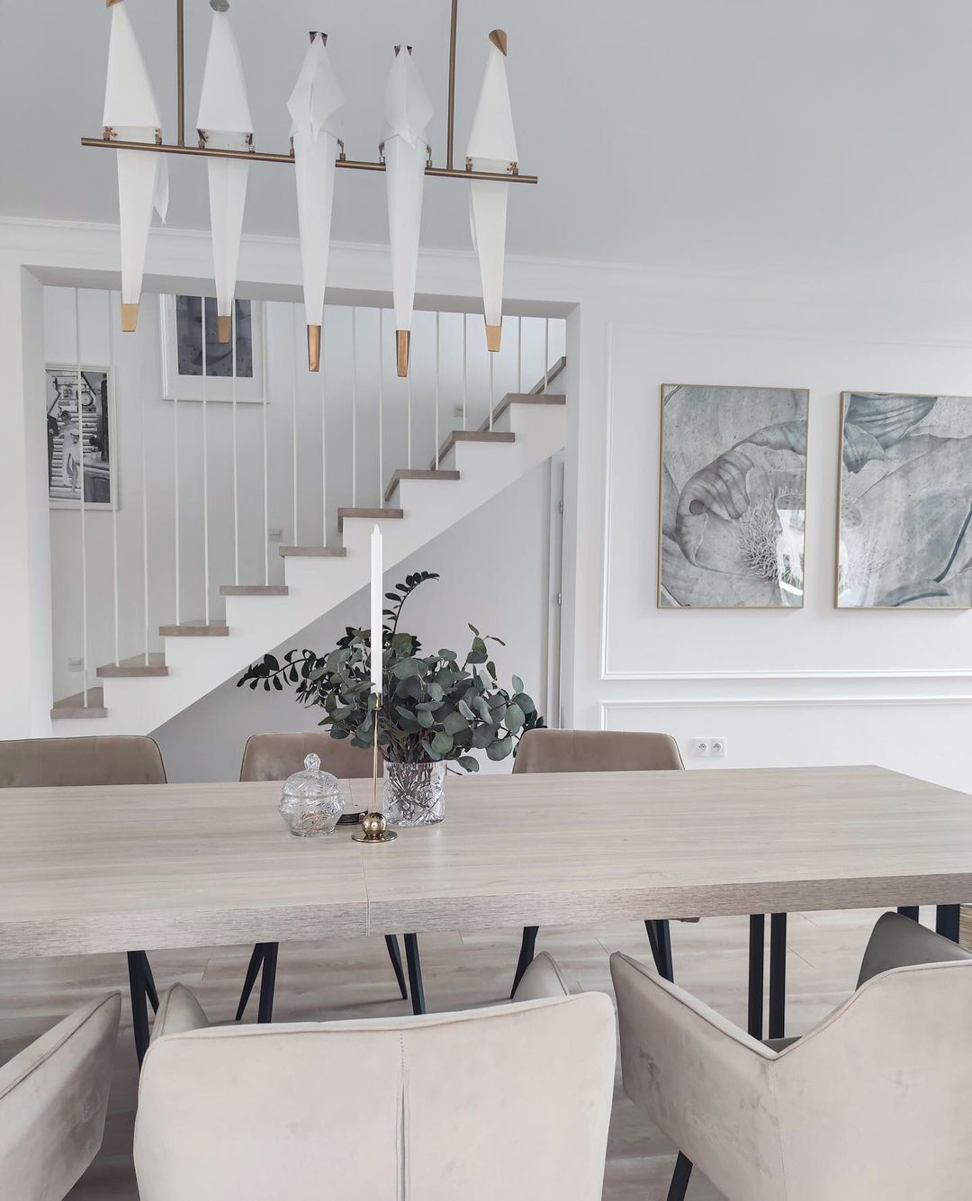 Modern Sitting Birds Pendant Light for Dining/Living Room/Staircase/Foyer