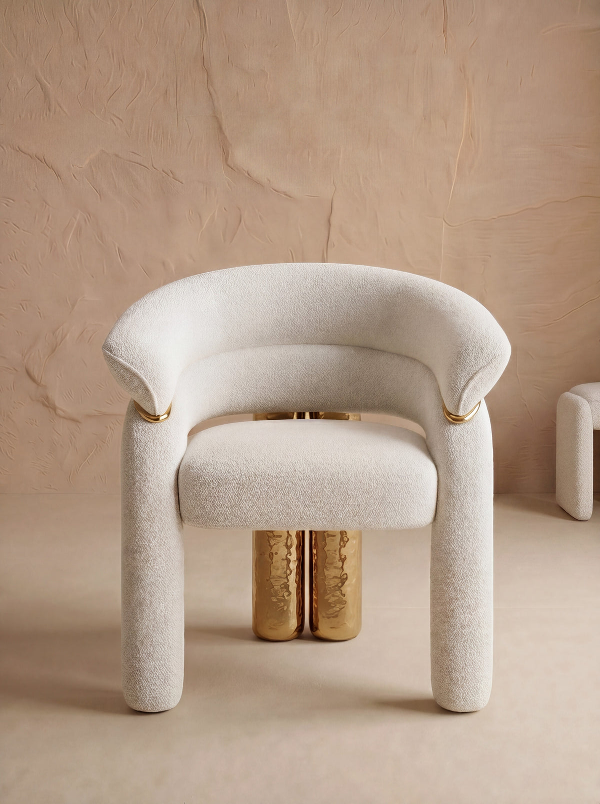 Vespera Sculptural Upholstered Dining Chair