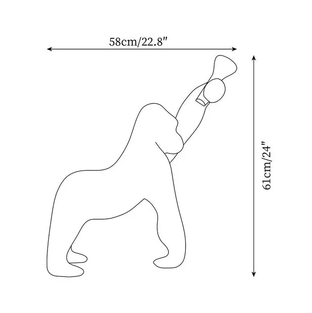 Rylight Gorilla Floor Lamp