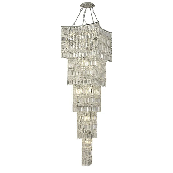 Rylight 4/5-Layer Vertical Crystal Chandelier