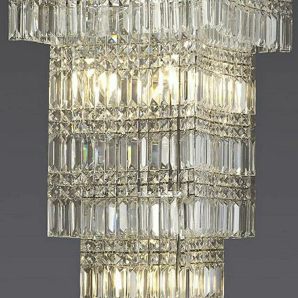 Rylight 4/5-Layer Vertical Crystal Chandelier