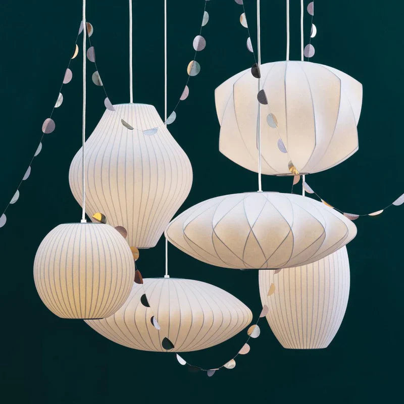 Rylight Modern Irregular Bubble Paper Pendant Lamp