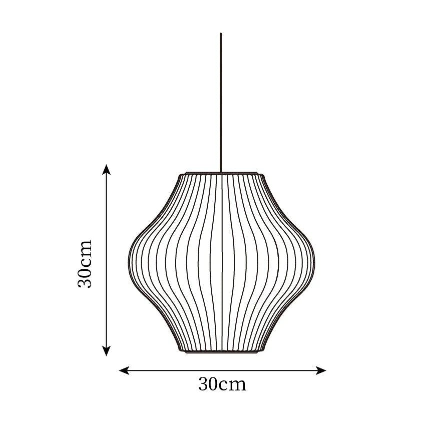 Rylight Modern Irregular Bubble Paper Pendant Lamp