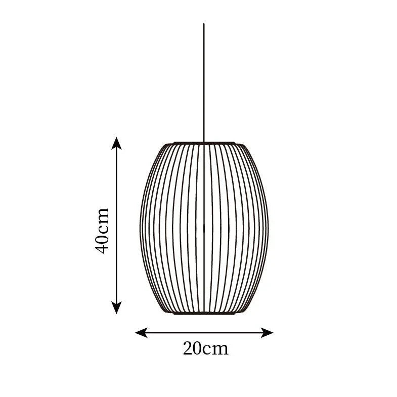 Rylight Modern Irregular Bubble Paper Pendant Lamp