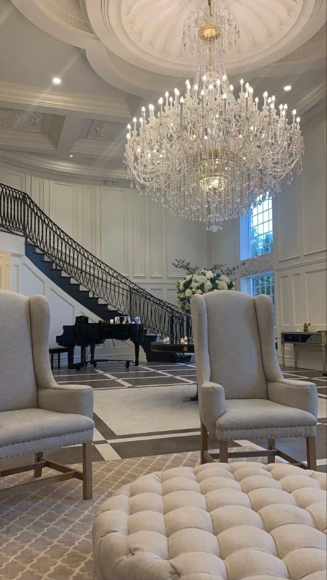 Rylight 35/50/60/72/90-licht oversized traditionele meerlaagse luxe kaars kristallen kroonluchter