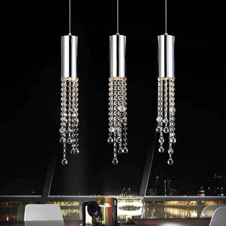 Rylight 7/9/12/18/21/27/38-Light Italian Modern Creative Silver Pendant Light Fixture