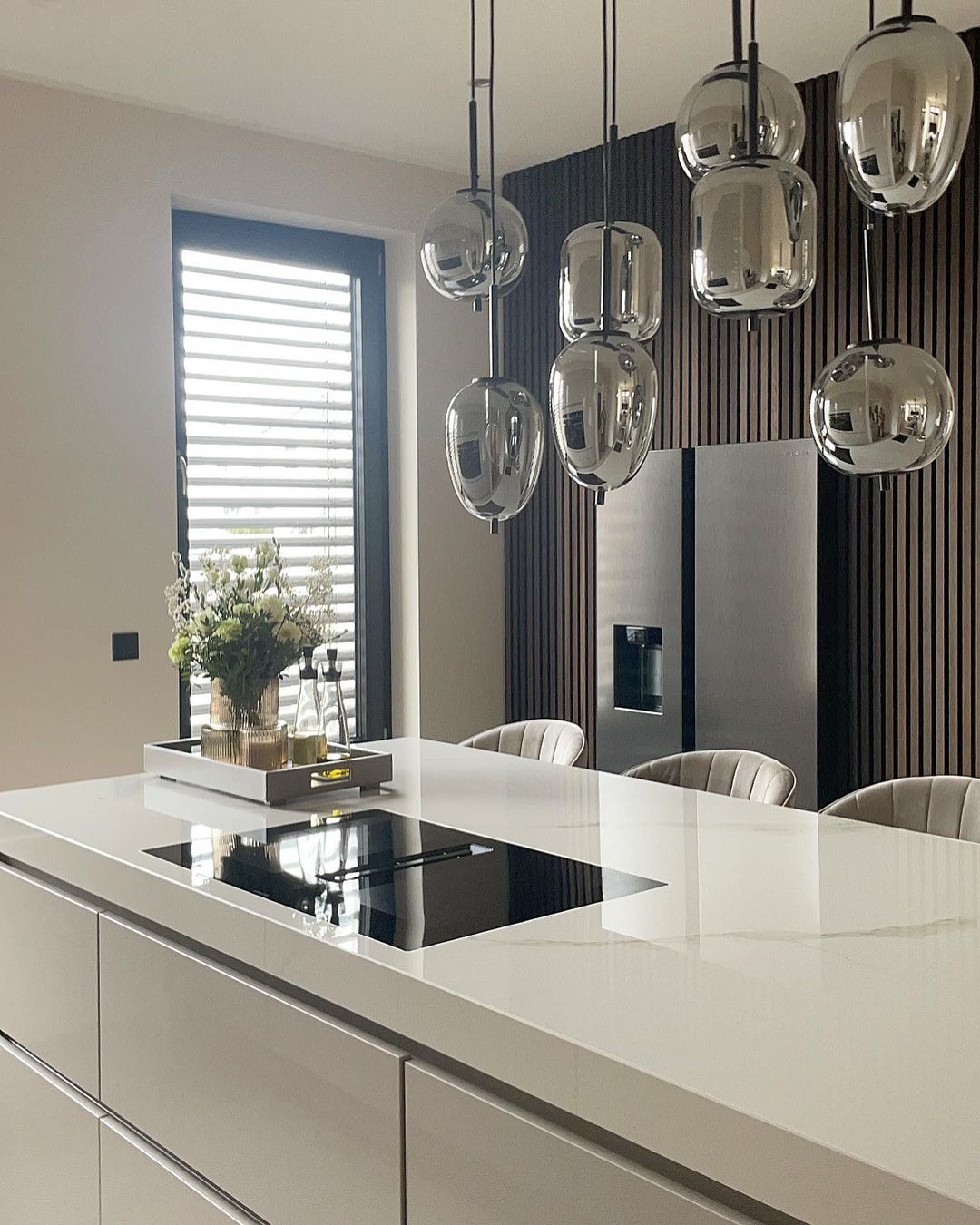 Rylight 3/4/6/8/16-licht rokerige grijze kroonluchter