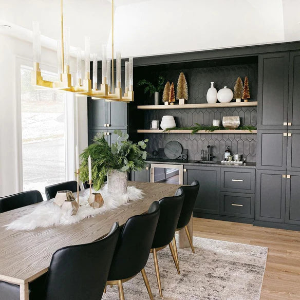 ثريا زجاجية أنبوبية مستديرة/خطية من رايلايت