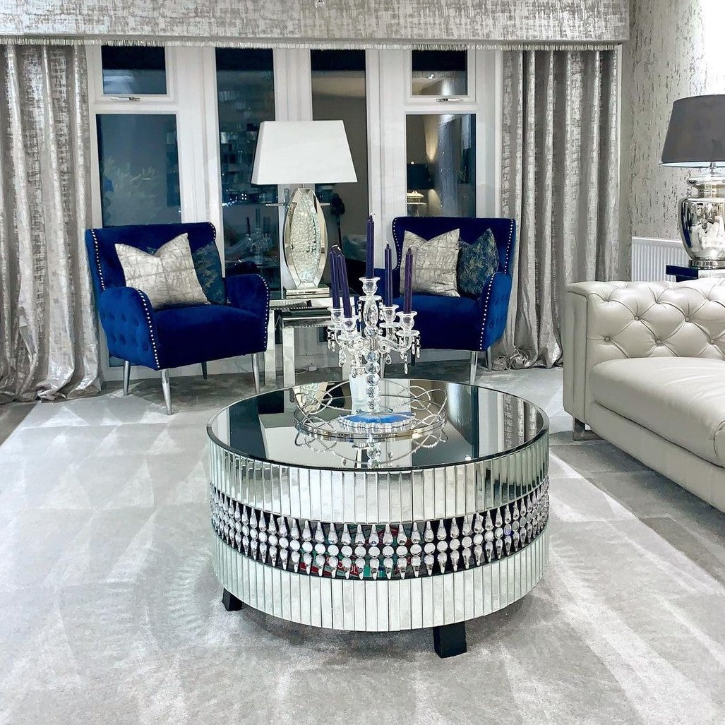 Rylight Round Mirror Coffee Table