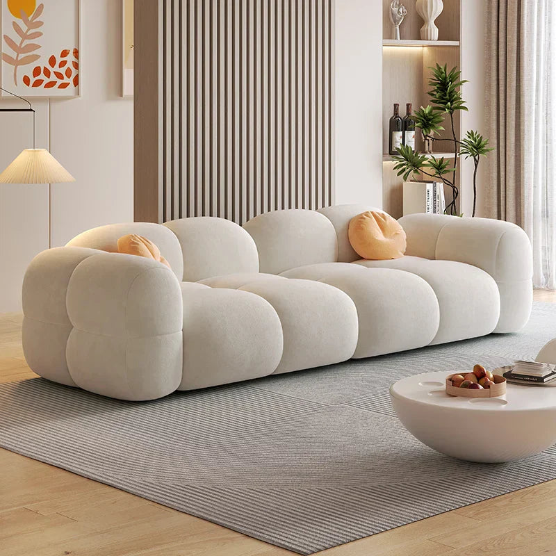 Rylight 3/4 Seater Anti Cat Scratch Velvet Modern Cloud Sofa