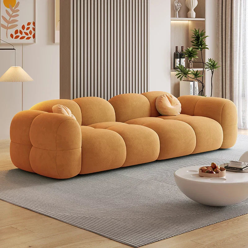 Rylight 3/4 Seater Anti Cat Scratch Velvet Modern Cloud Sofa