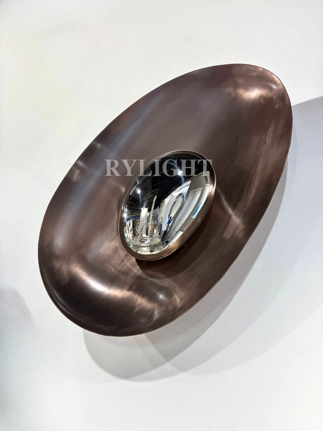 Stone-shaped Mirror Wall Decoration