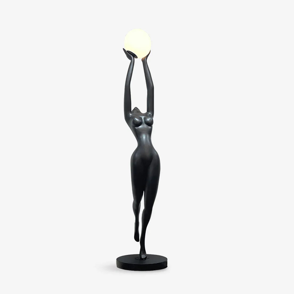 Rylight Elegante Dame Sculptuur Staande Lamp