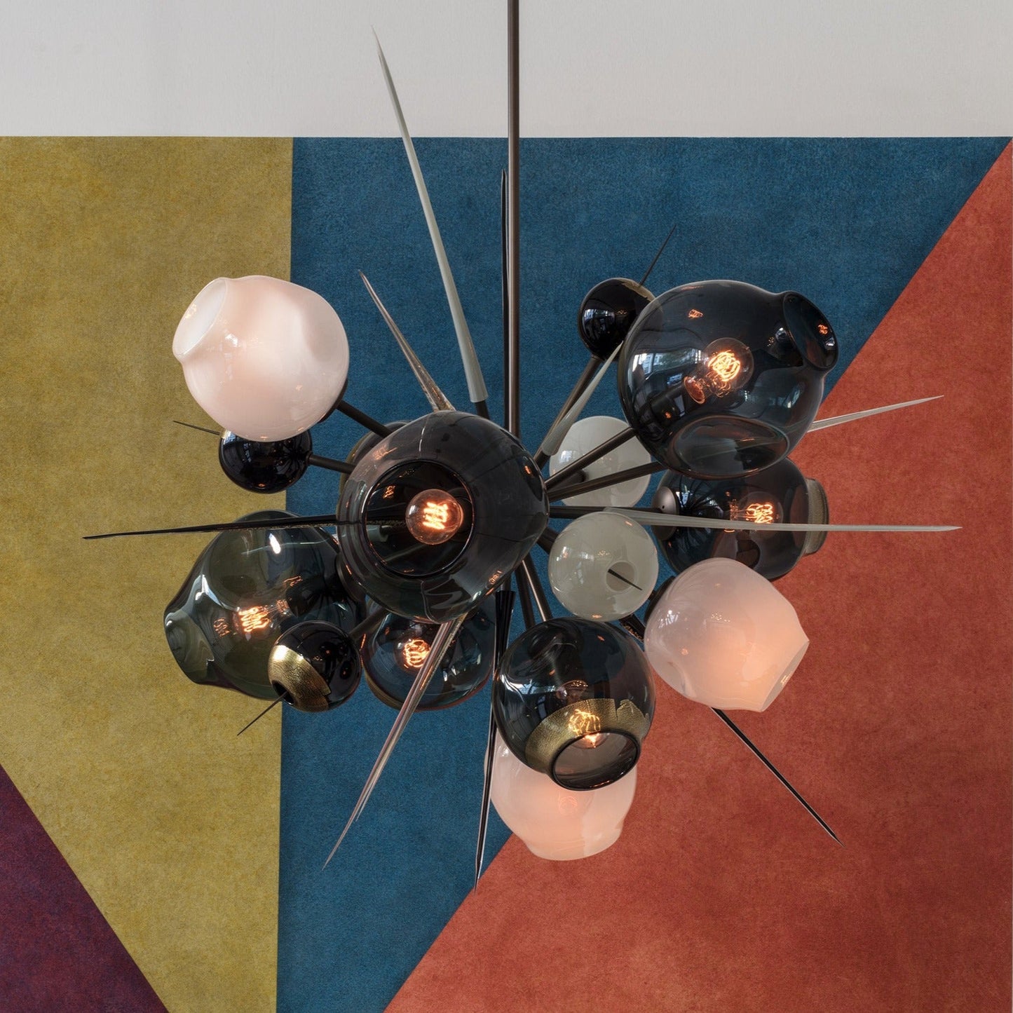 Modern Sputnik Glass Chandelier for Living Room/Bedroom