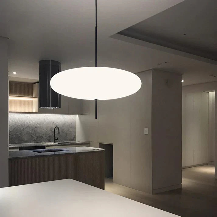 Modern White Bead Lampshade Pendant Light Fixture for Living/Dining Room