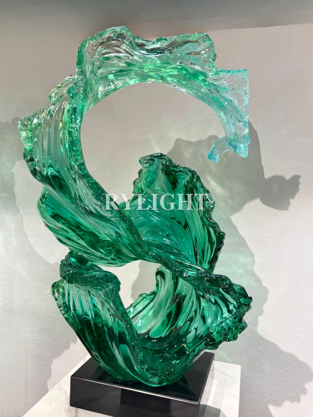 Transparent Resin Sculpture Ornament