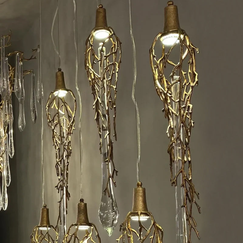 Enkelvoudige vertakte traanvormige hanger