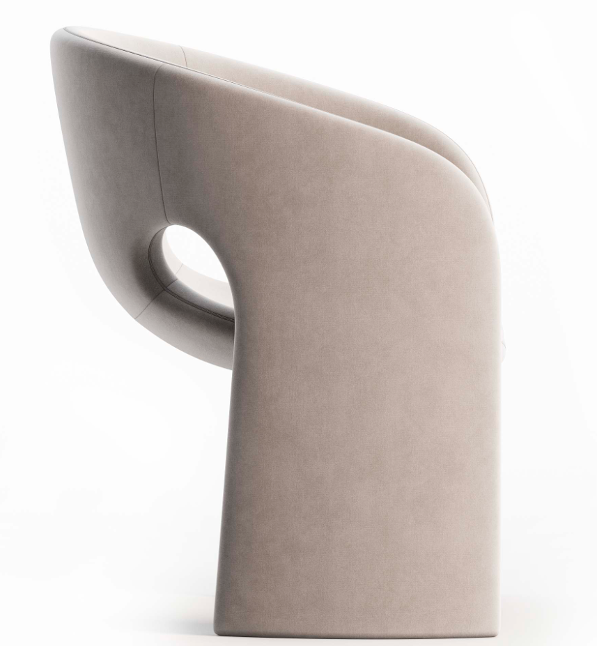 Moderne H-vormige gestoffeerde katoenen/lederen/nubuck leren bankstoel voor de woonkamer