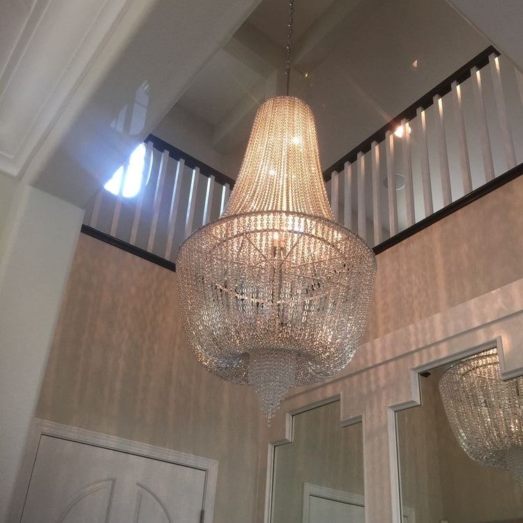 Rylight 5/6/8-Light Crystal Beads in Nickel Finish