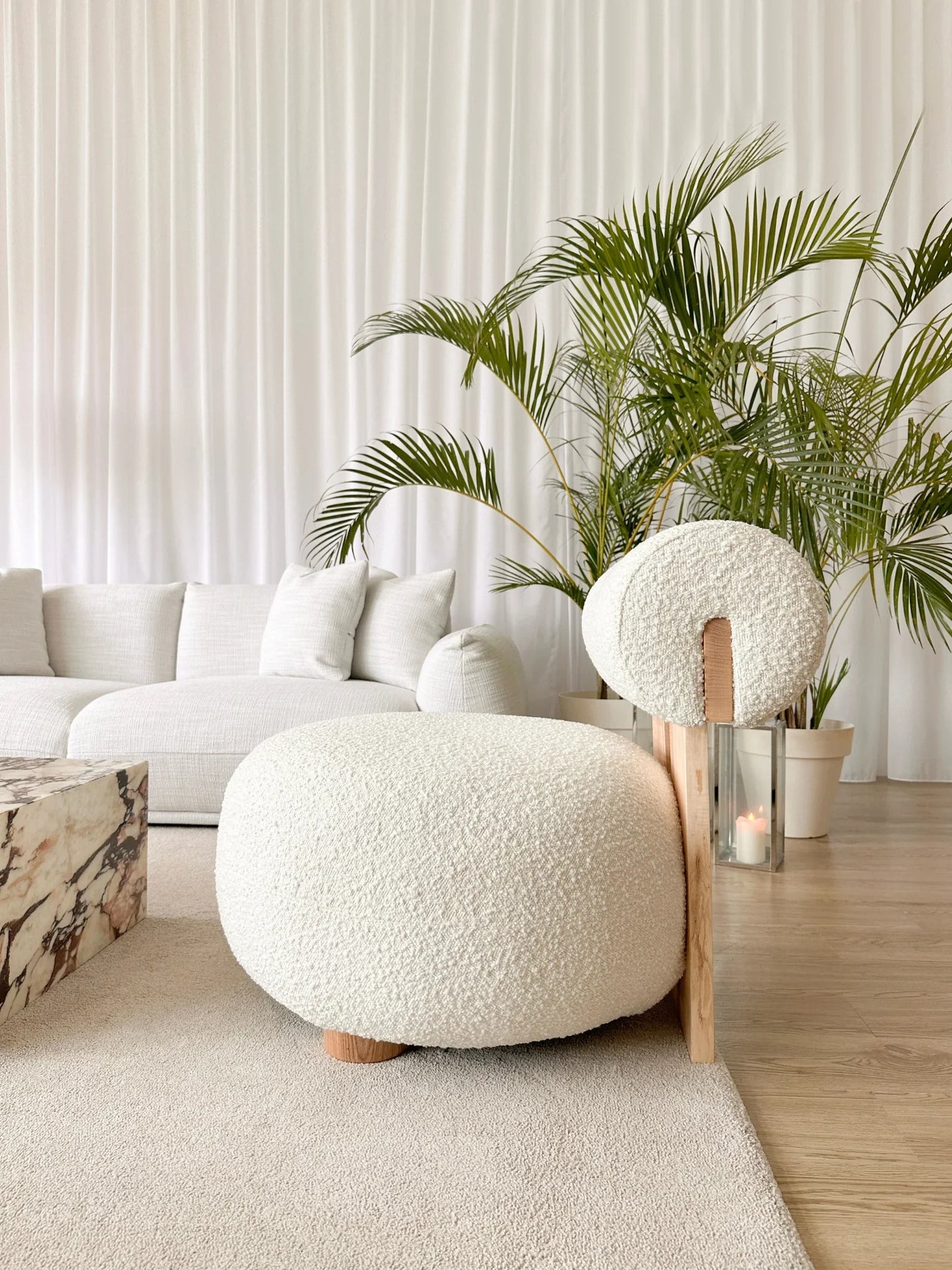 Rylight Boucle Lounge Chair